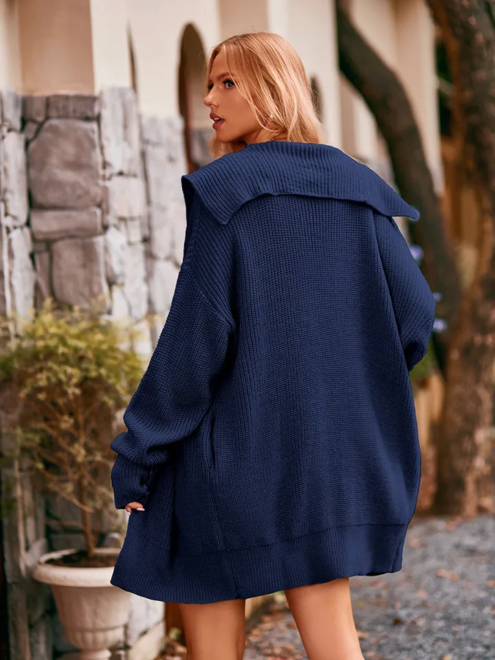 Big Cozy Dropped Shoulder Long Sleeve Cardigan choice of colors