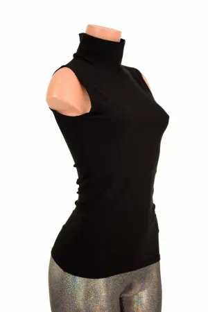 Black Zen Turtle Neck Top