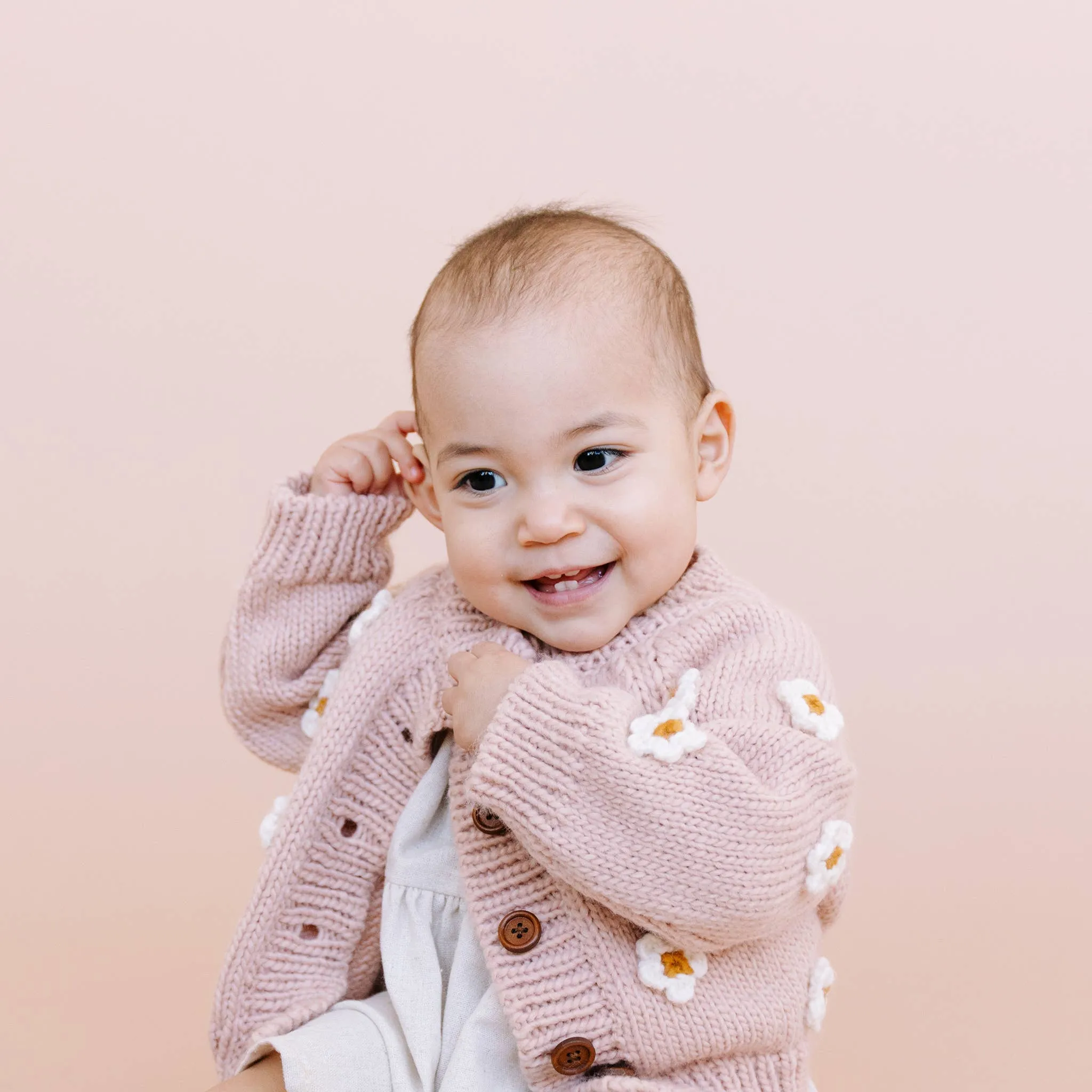 Blush Flower Cardigan