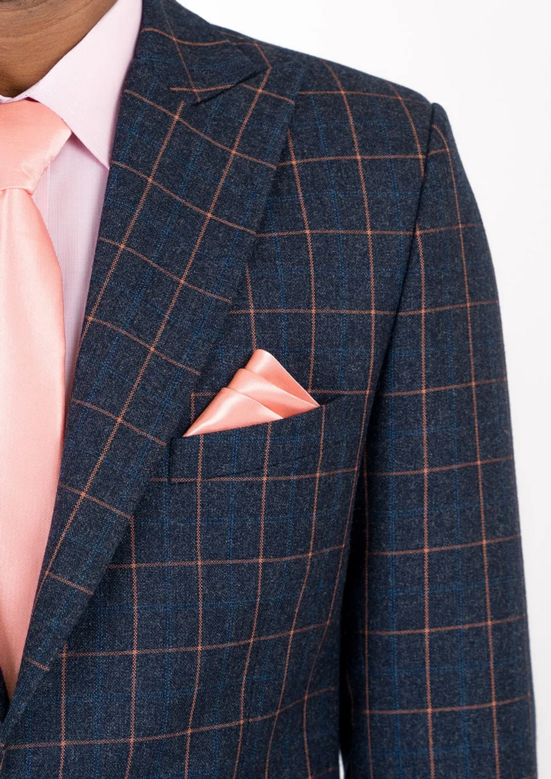 Bryant Spruce Blue Flannel Windowpane Jacket