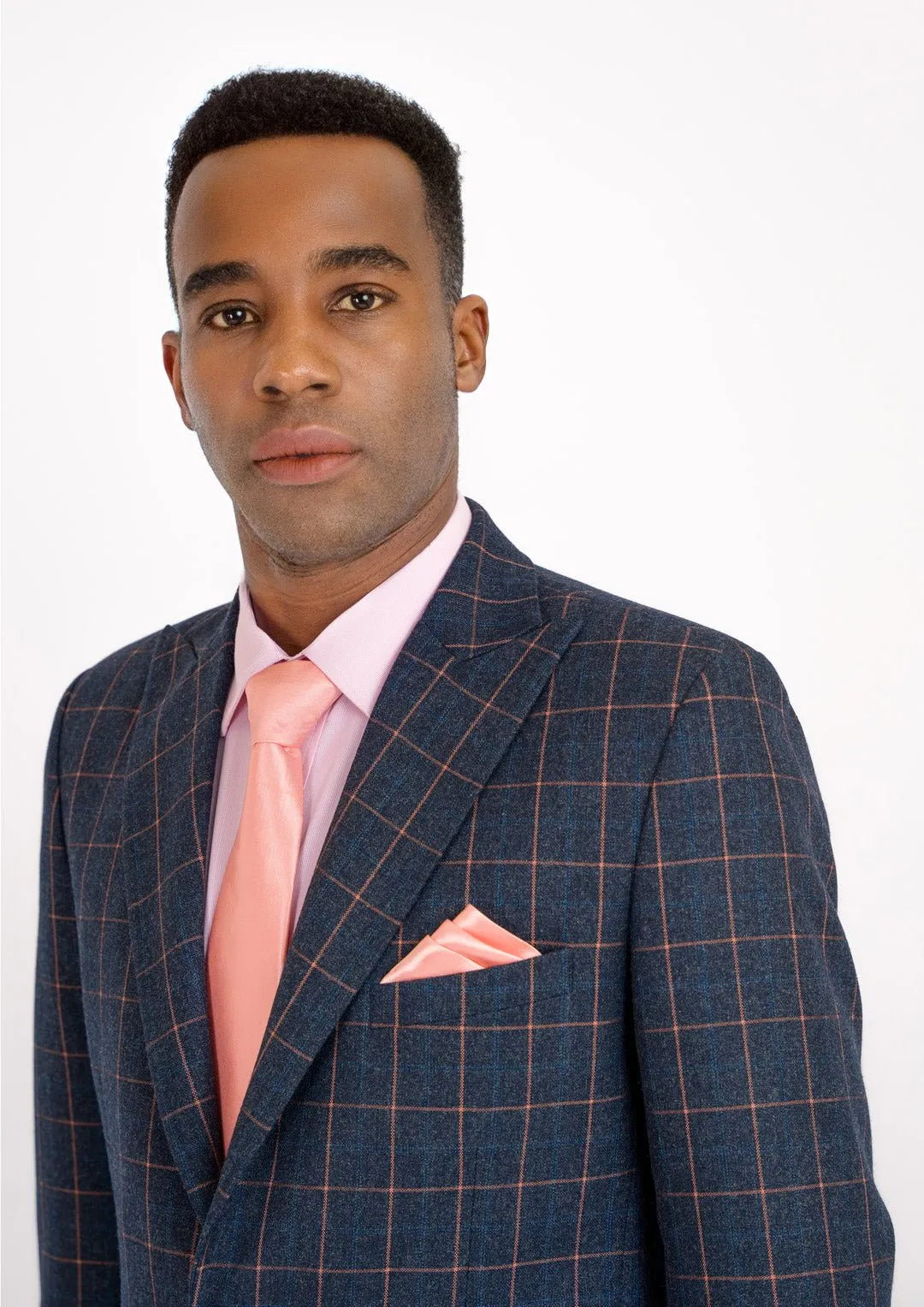 Bryant Spruce Blue Flannel Windowpane Jacket