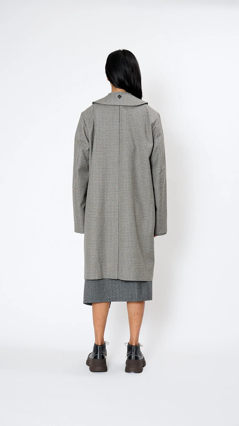 Ceres Long Coat in Mercury