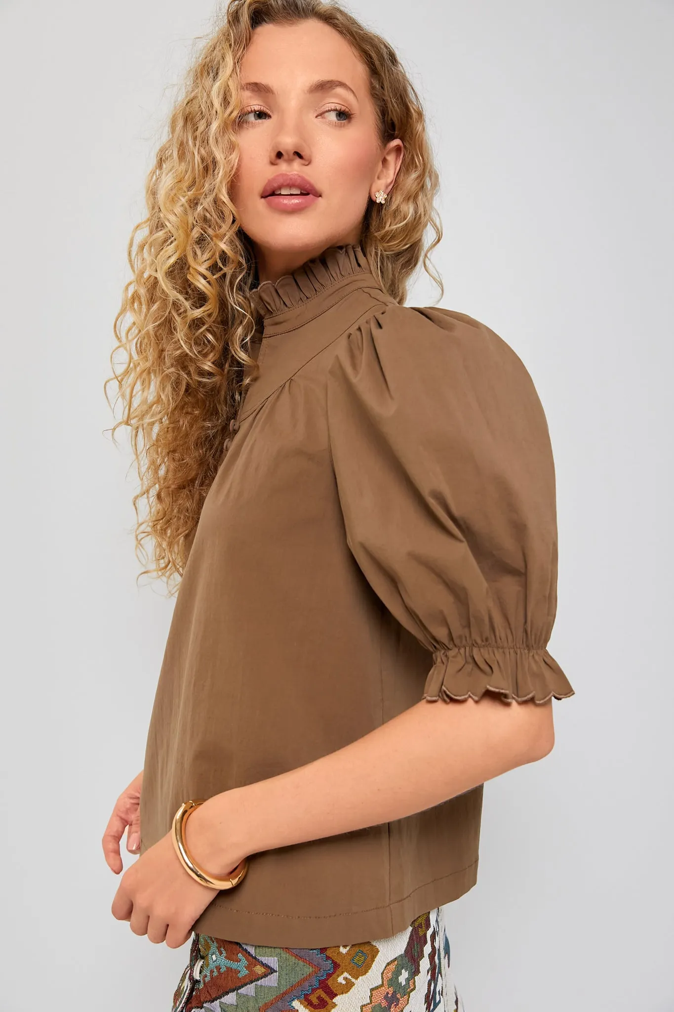 Chestnut Brown Selena Blouse