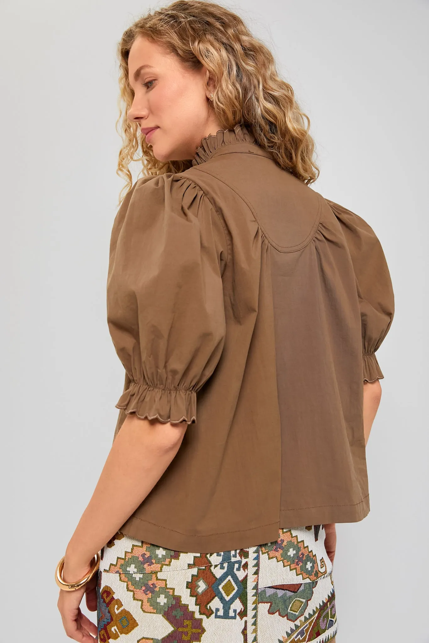 Chestnut Brown Selena Blouse