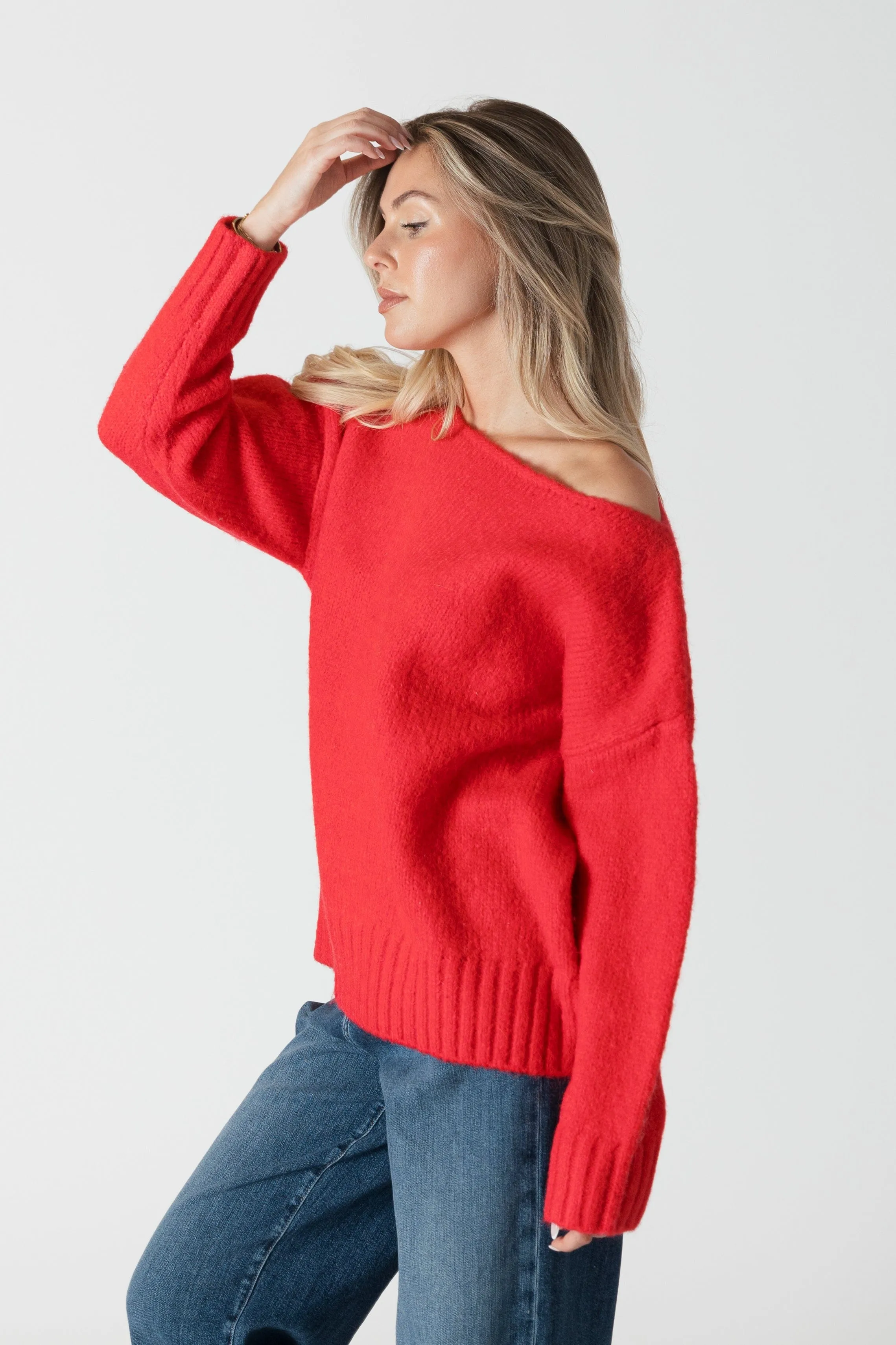 Cinna Oversized Crewneck Sweater