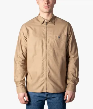 Classic Fit Garment Dyed Oxford Overshirt