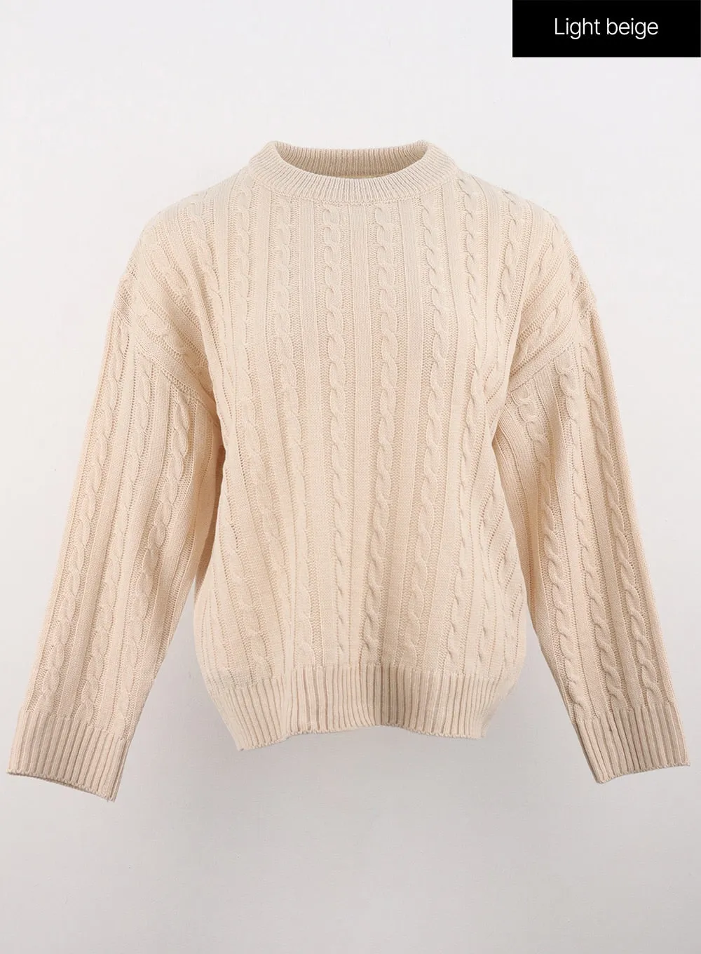 Cozy Cable Knit Sweater IS320