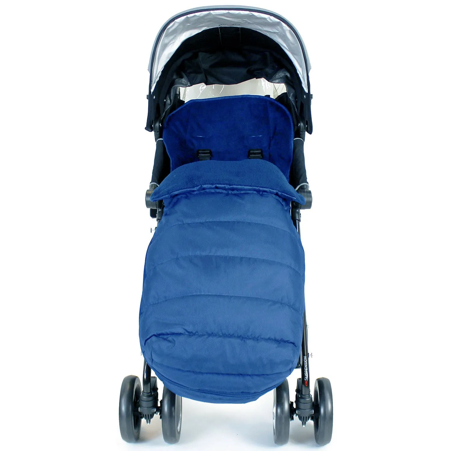 Deluxe Large Baby Footmuff Liner Fits Zeta Vooom - Navy