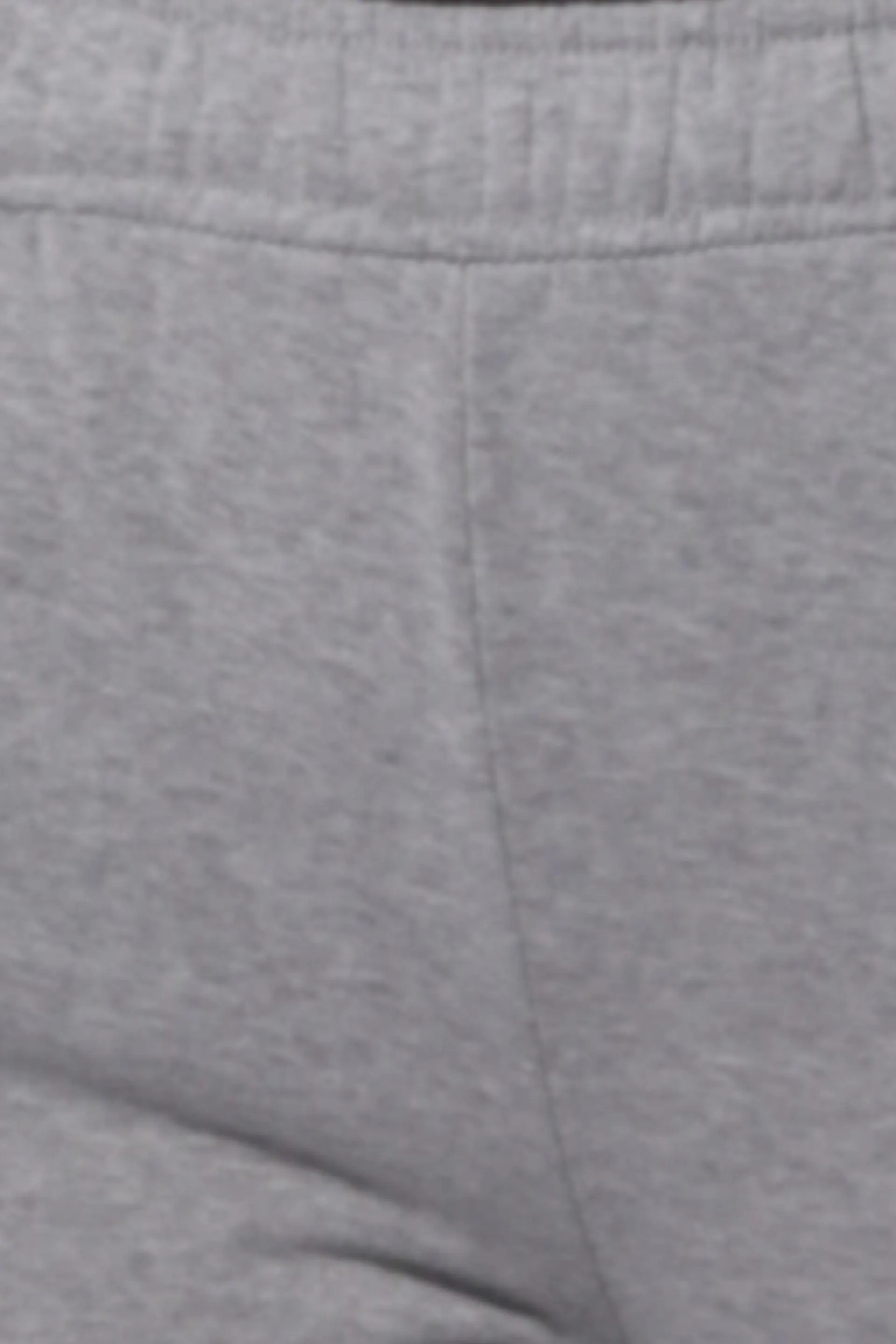 Fleece Lined Sweatpants with Bungee Cord Waist - Light Gray