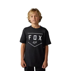 Fox Racing  Youth Shield Short Sleeve Tee T-Shirt Athletic Light Casual Black