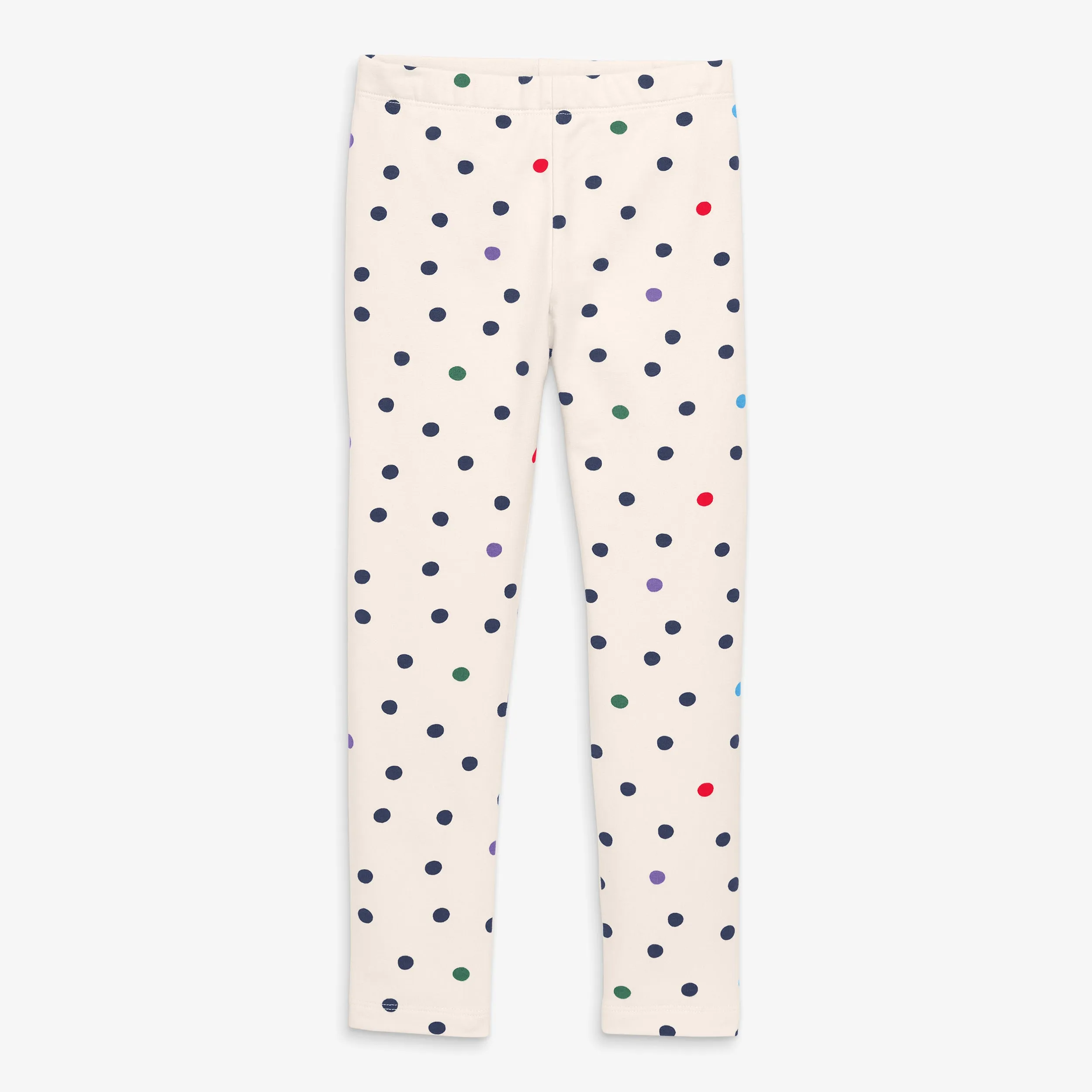 French terry cozy legging in confetti dots