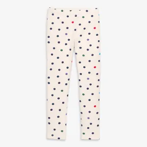 French terry cozy legging in confetti dots