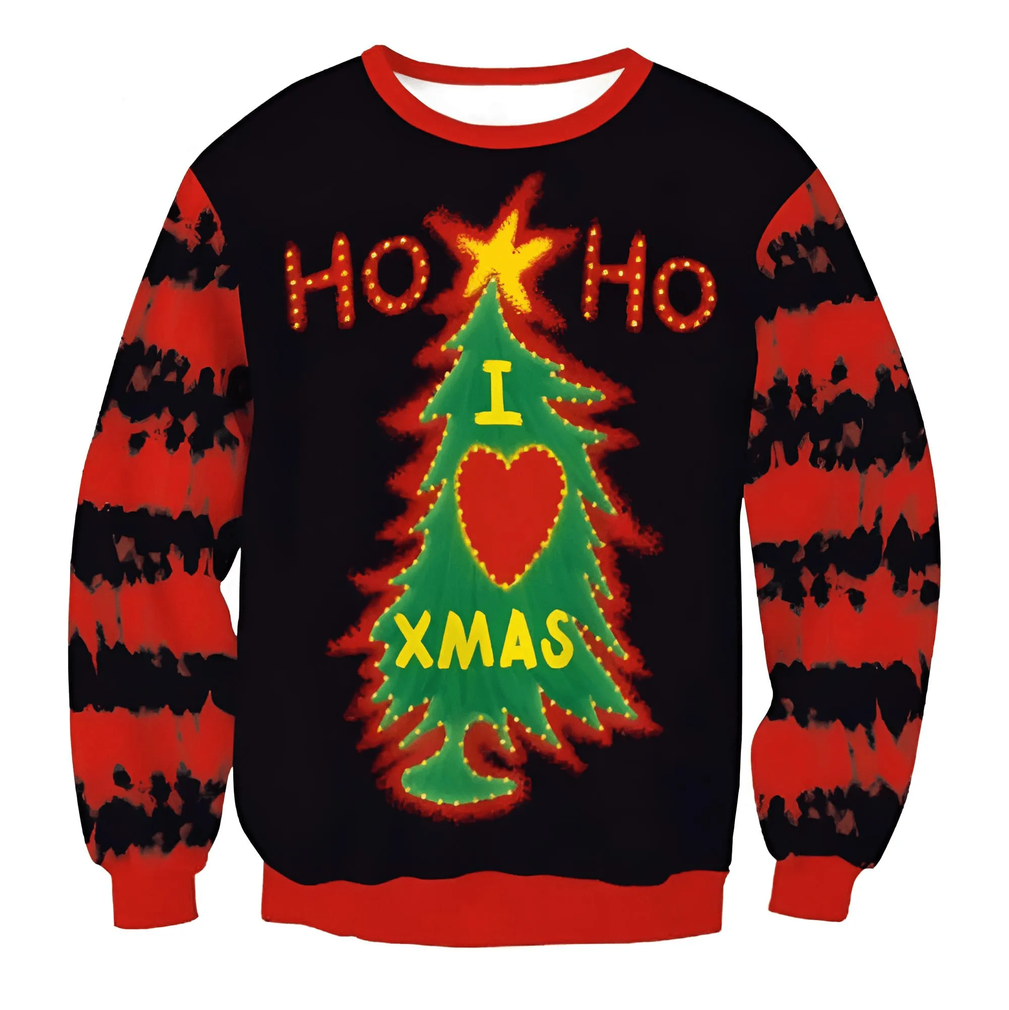 Funny Ugly Christmas Sweaters Jumpers Holiday Party Xmas Sweatshirts