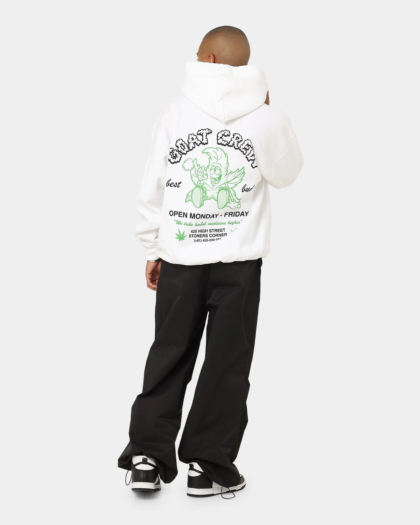 Goat Crew Best Buds Hoodie White