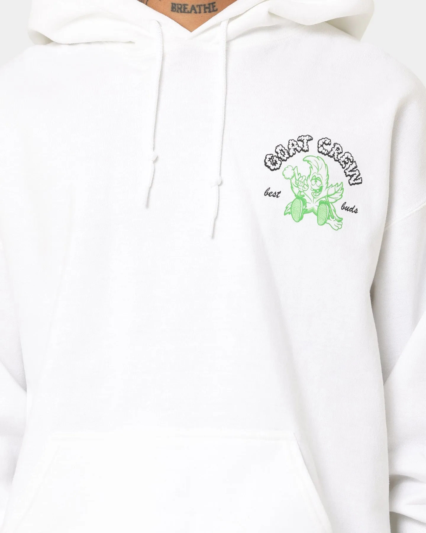 Goat Crew Best Buds Hoodie White