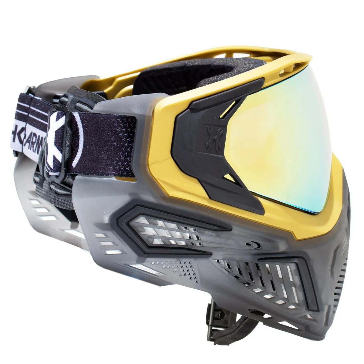 HK Army SLR Paintball Goggle - Alloy w/ Gold Lens