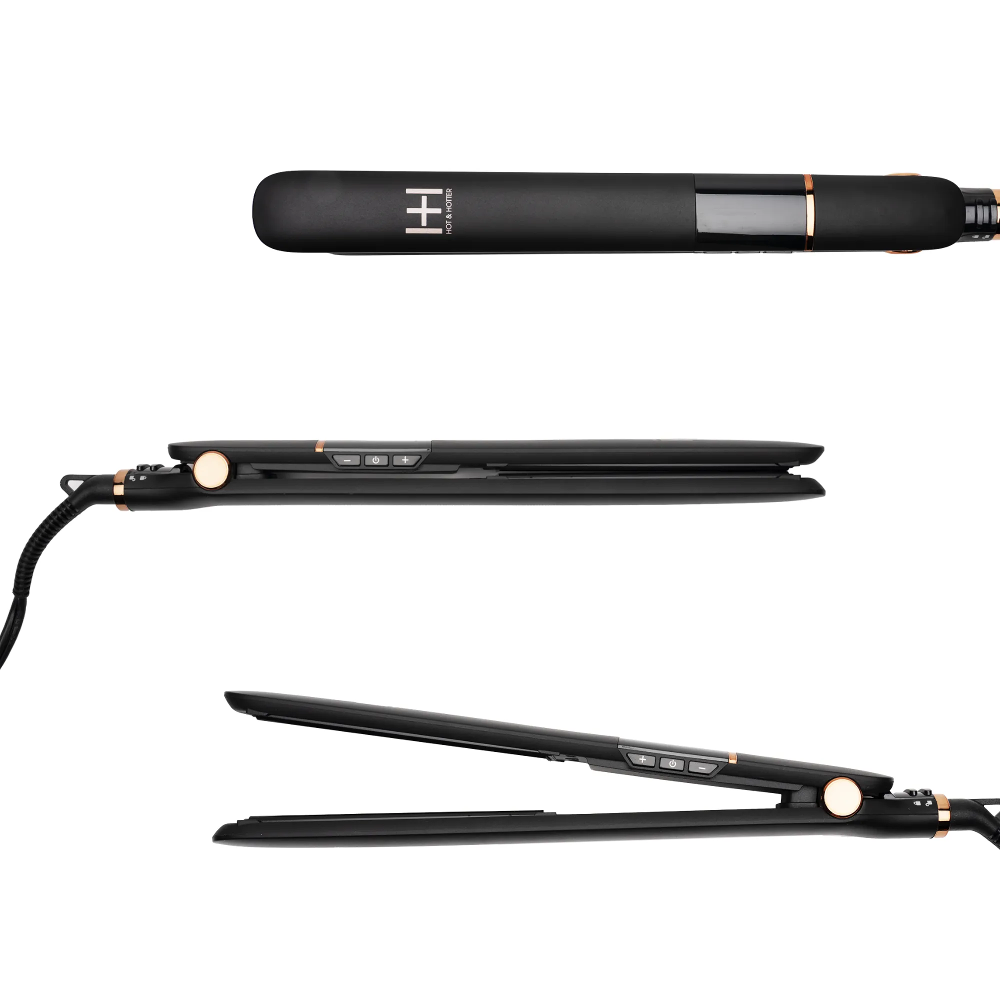 Hot & Hotter Extra Long Ceramic Digital Flat Iron 1 Inch