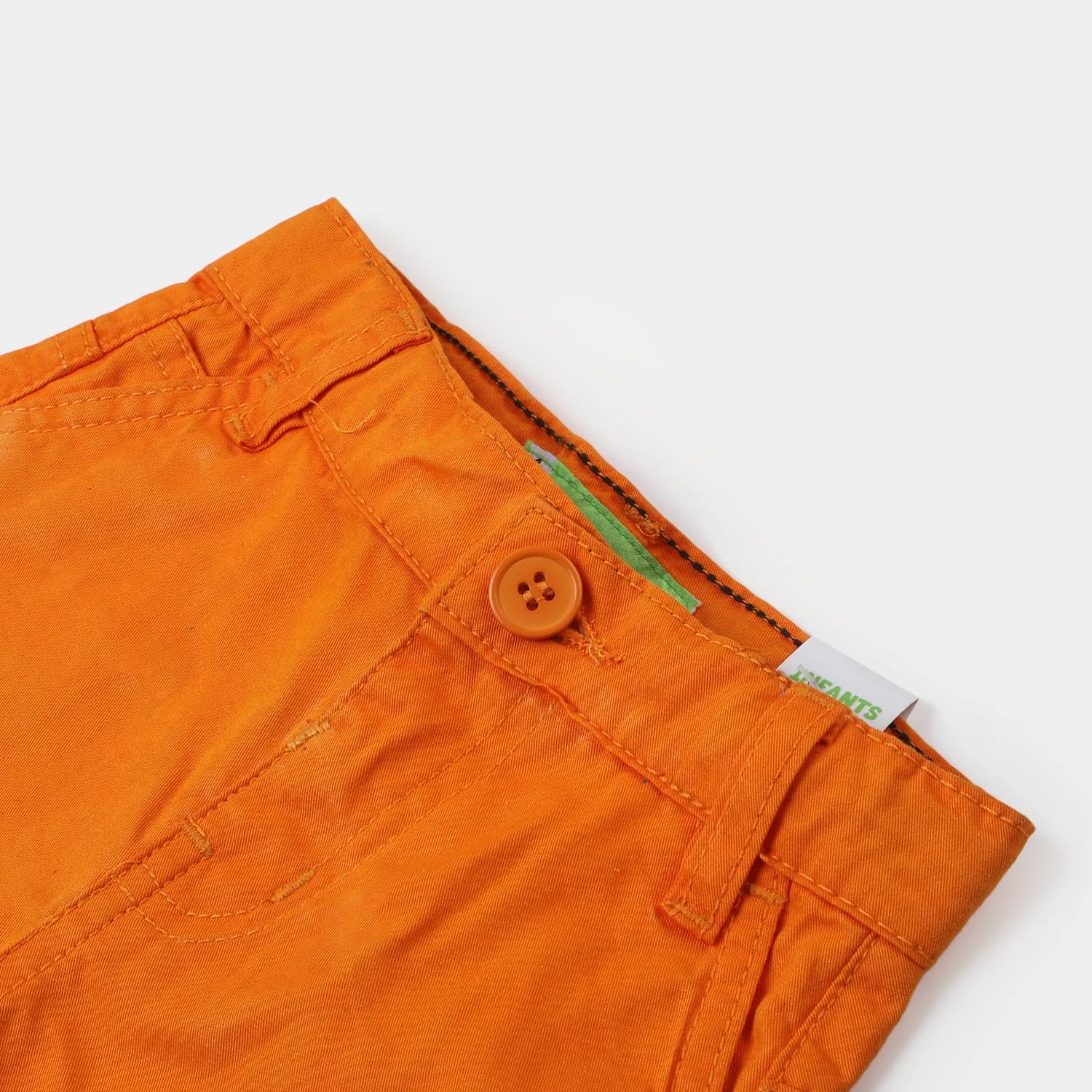 Infant Boys Cotton Short Basic - Orange