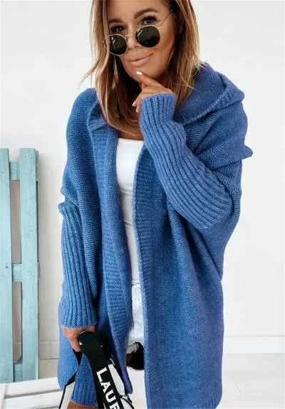 Jessiana - ribbed oversized cardigan for women