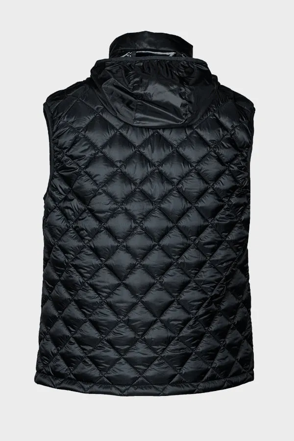 KARL LAGERFELD 505025 BLACK HOODED VEST