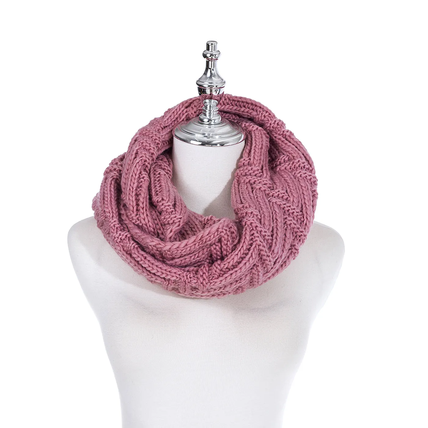 Knit Snood Pink