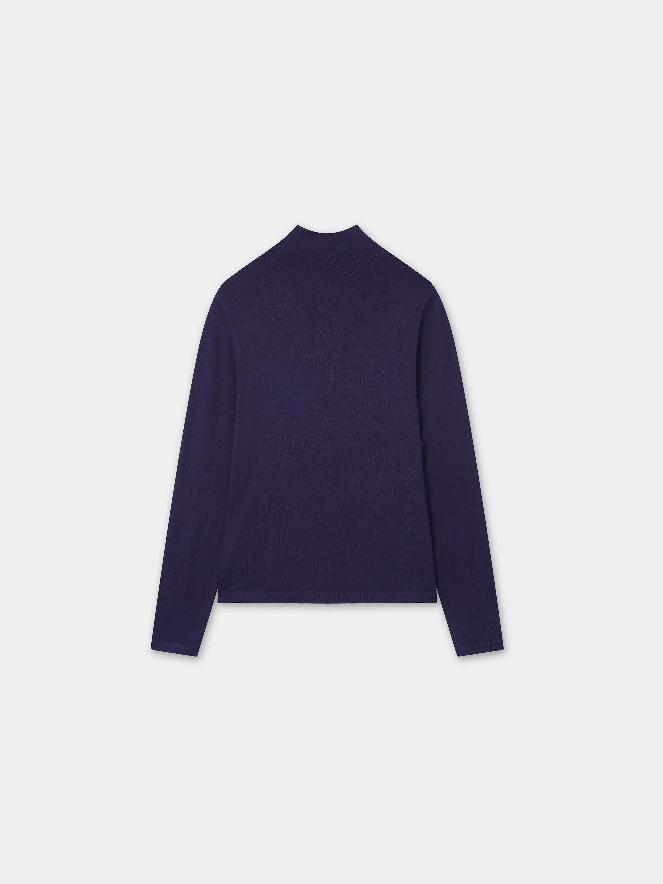 Knit Turtleneck-Navy