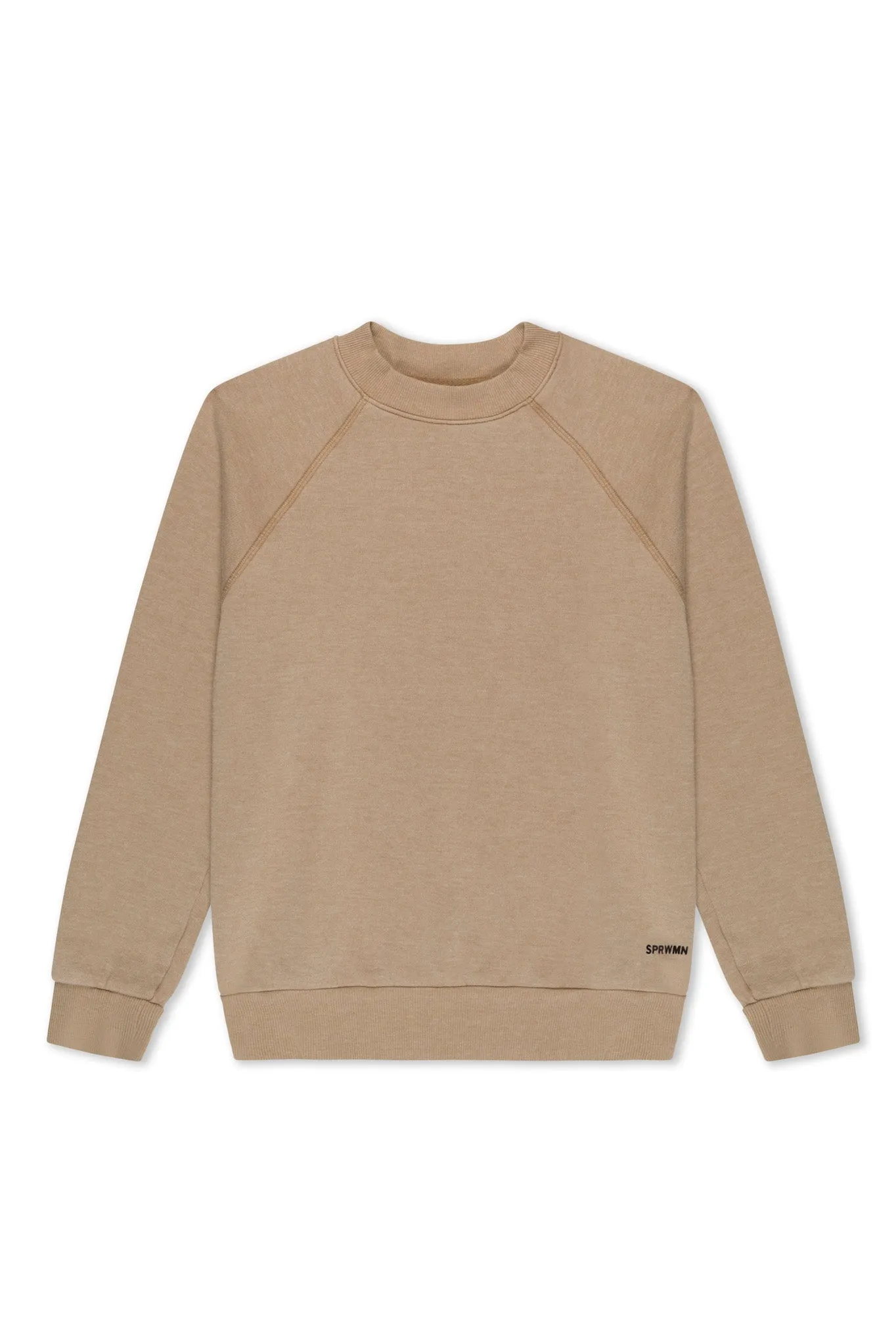 Latte Shrunken Raglan Sweatshirt