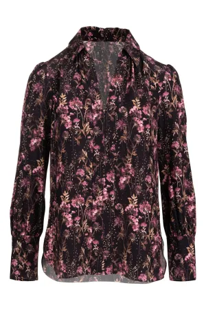 Laurel Blouse - Ruby Hydrangea