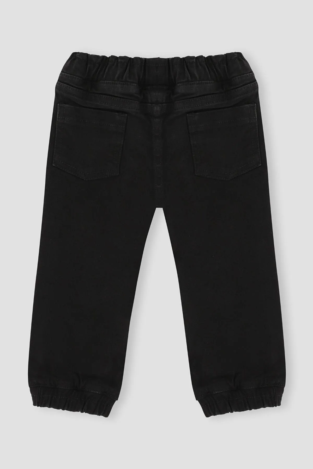 Leo Denim Jogger Pant For Baby Boy - Black