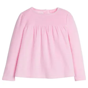 Lisle Top - Pink Velour