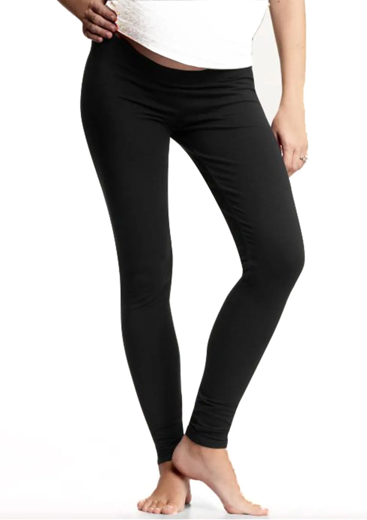 Maternity Fleece-Lined Under Belly Leggings