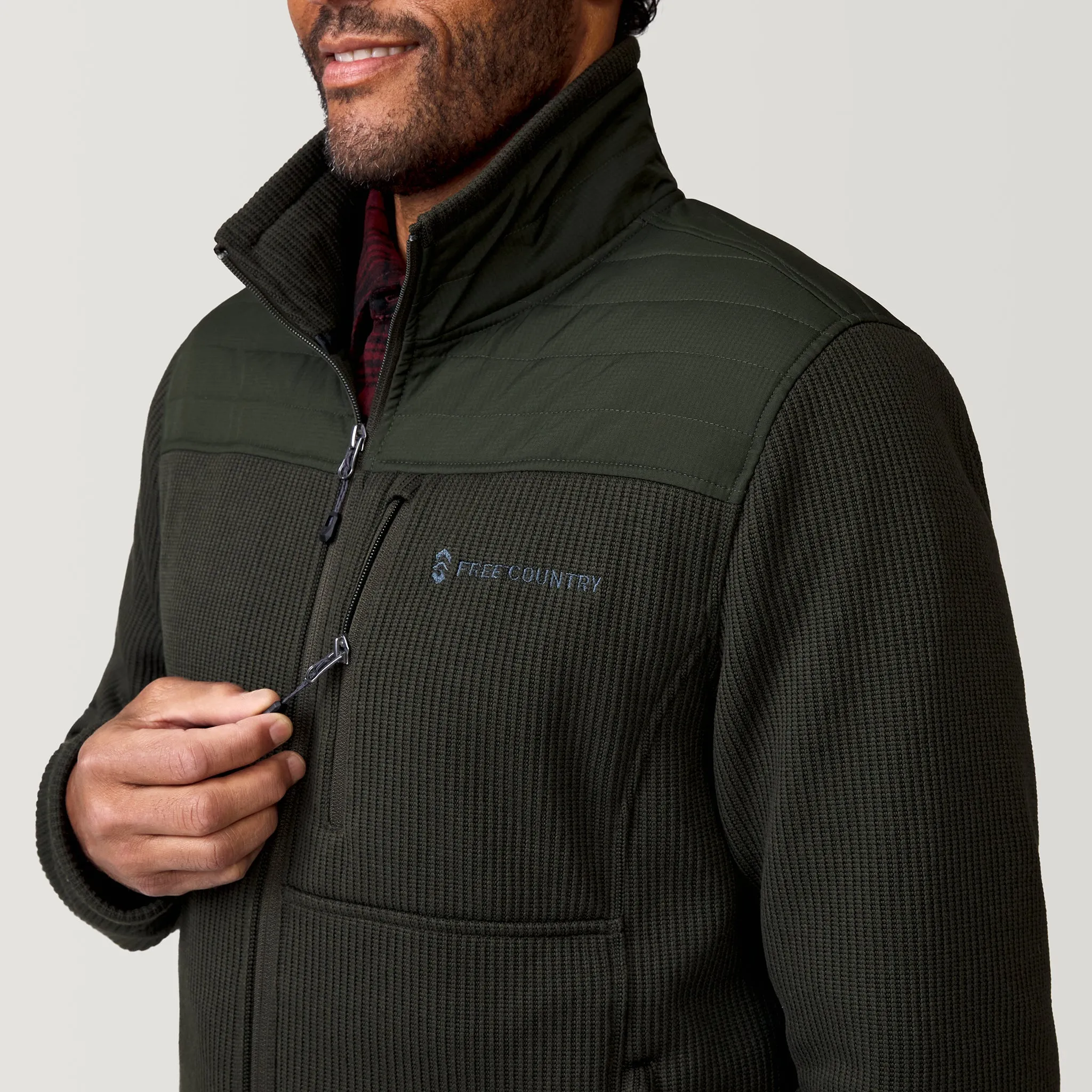 Men's Chayote Cable Fleece Jacket