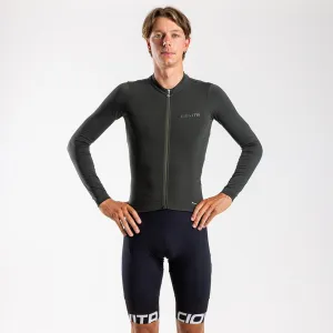 Men's Long Sleeve Thermal Jersey (Pine)