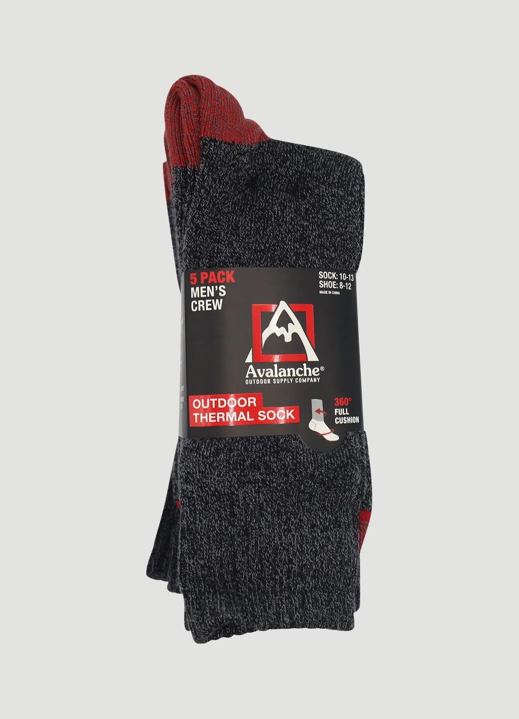 Men's Thermal Crew Socks 5-Pack