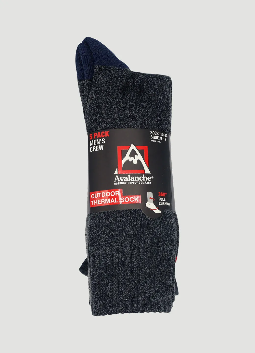 Men's Thermal Crew Socks 5-Pack