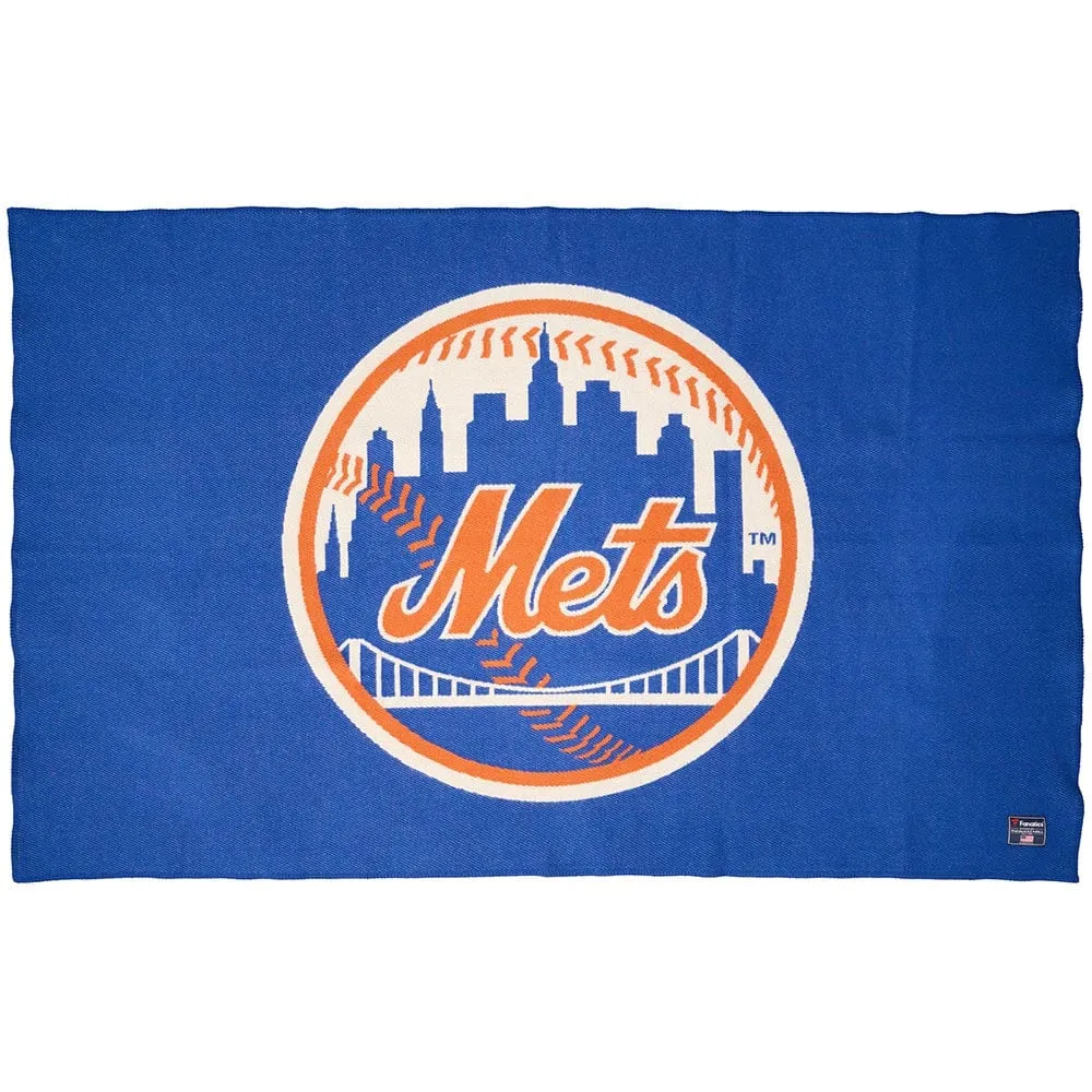 New York Mets Wool Throw Blanket