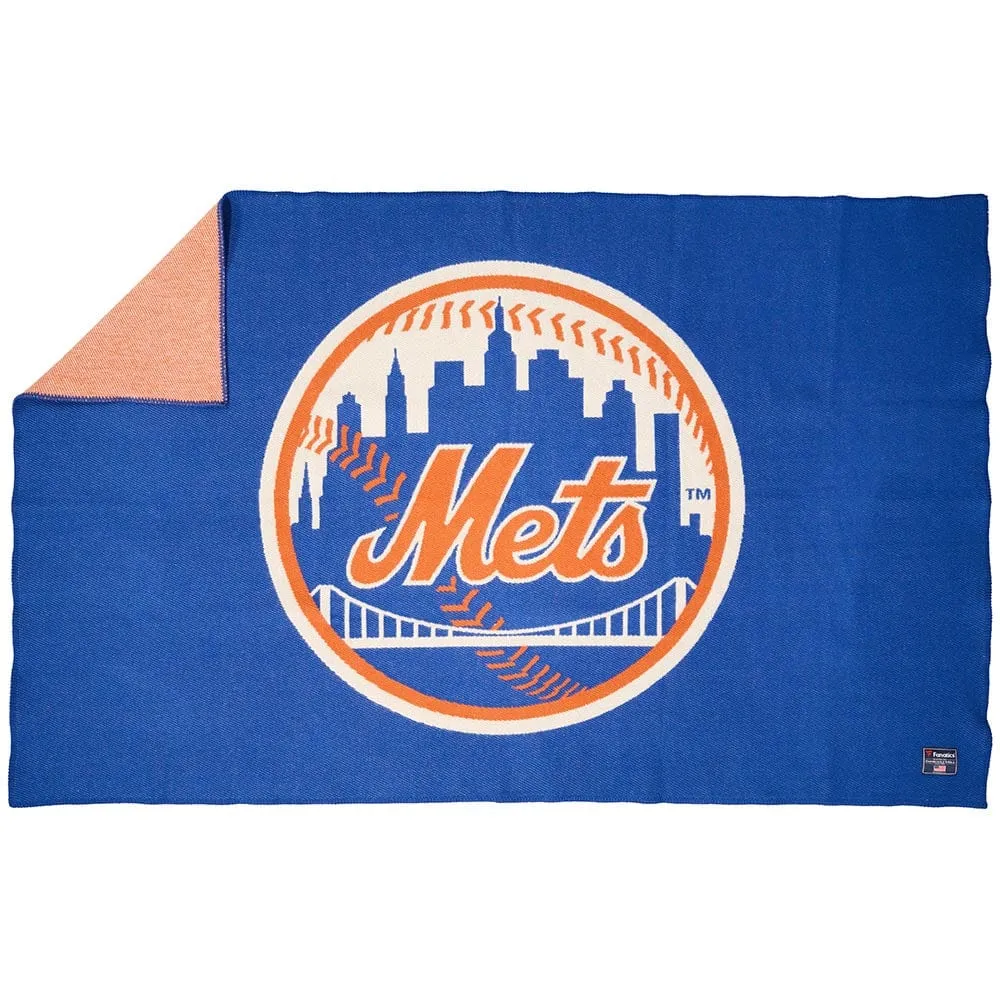 New York Mets Wool Throw Blanket