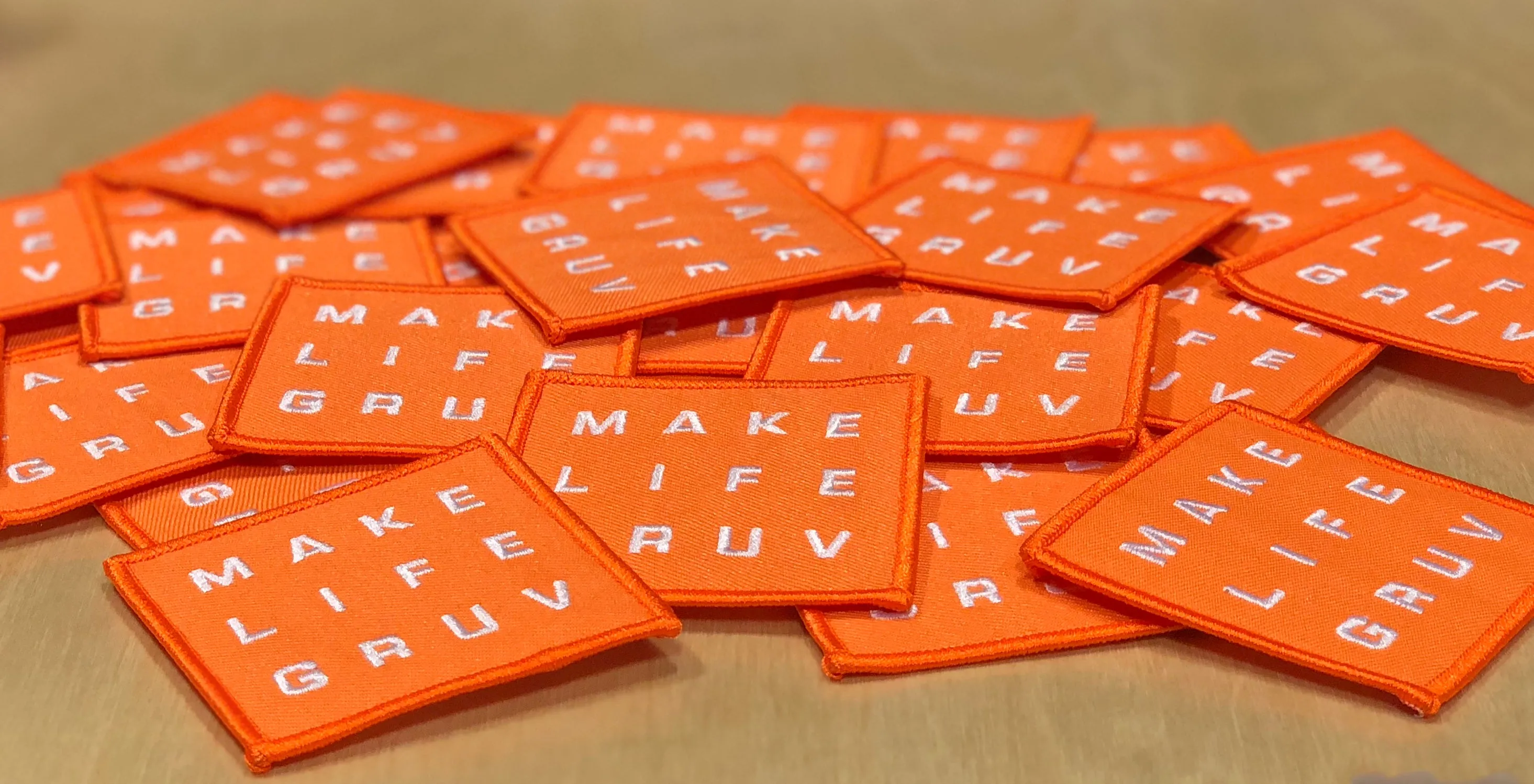 "Make Life Gruv" Patches (2-Pack)