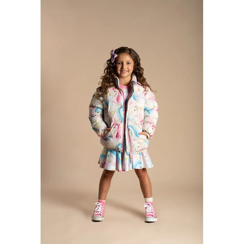 Rock Your Kid Fantasia Puff Padded Jacket With Lining