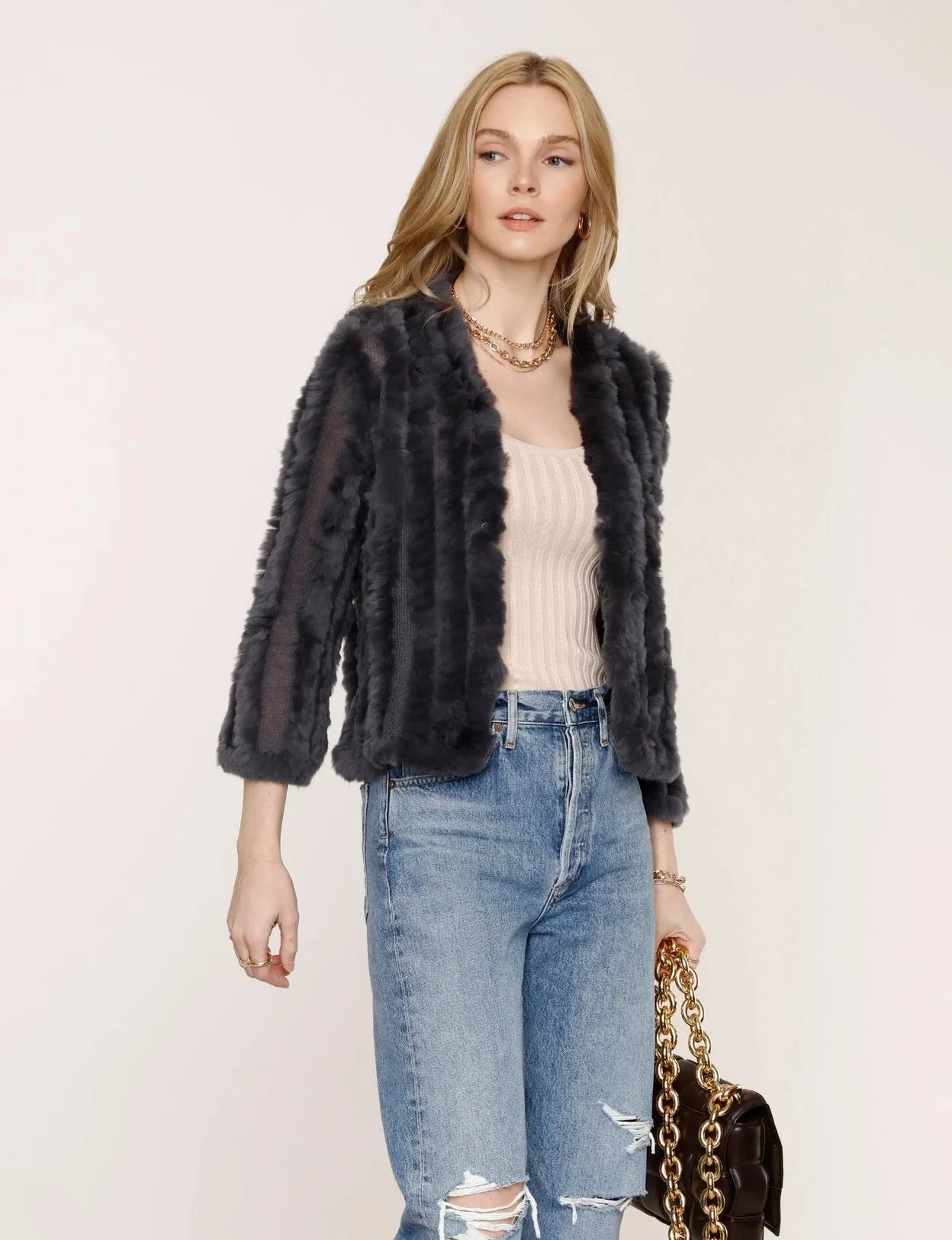 Rosa Galaxy Fur Jacket