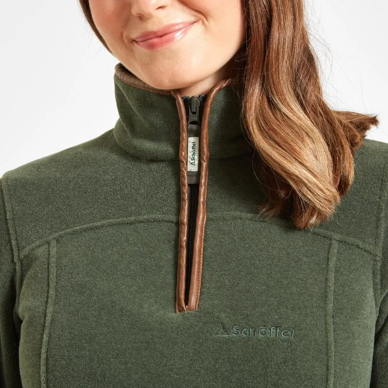 Schoffel Tilton 1/4 Zip Fleece - Cedar Green