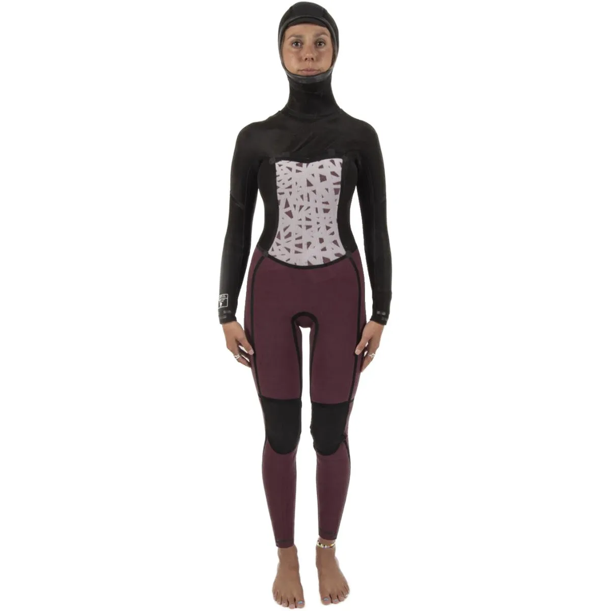 Sisstrevolution Women's Seven Seas 6/5 Hooded Chest Zip Wetsuit