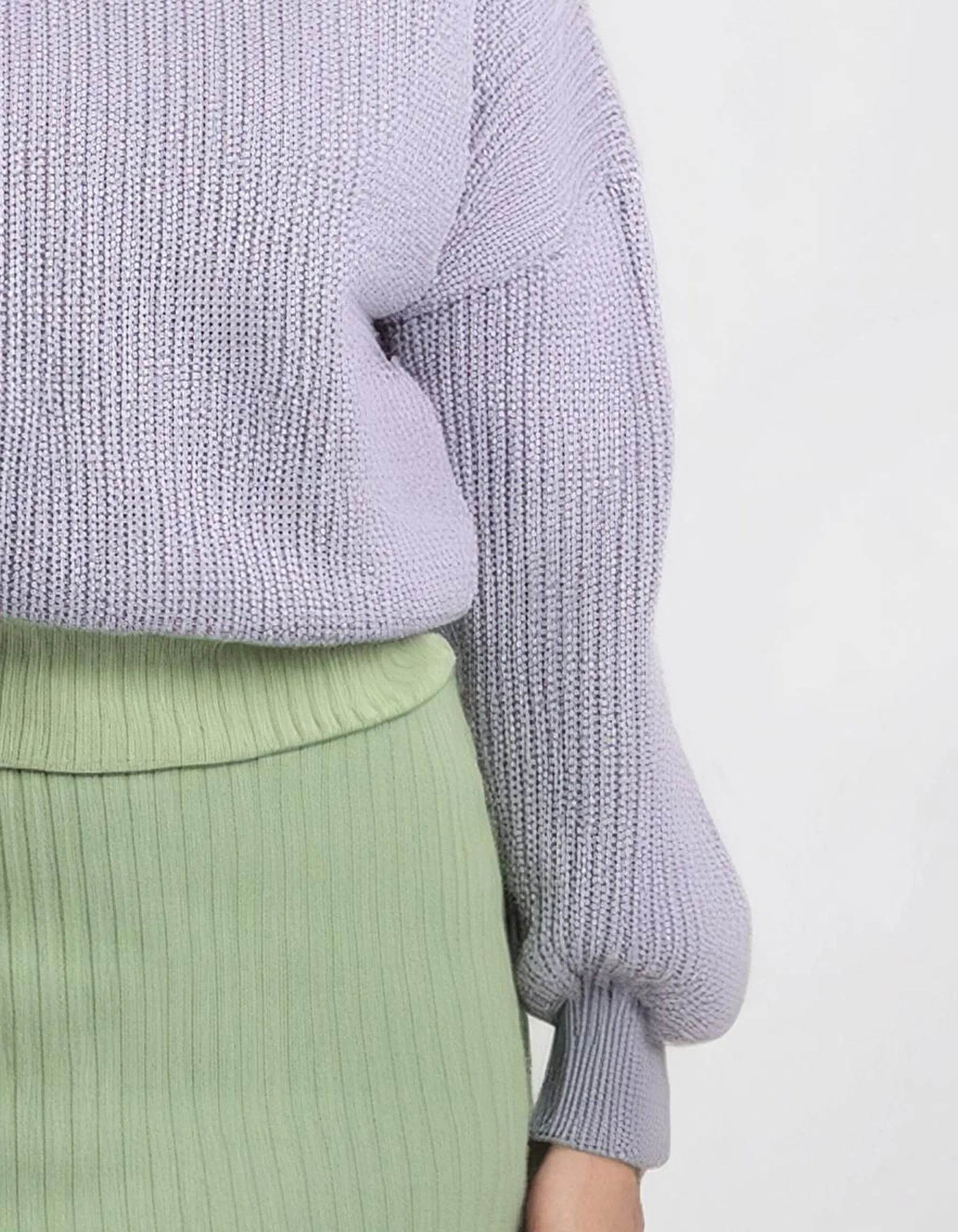 Soft Lilac Knit Pullover