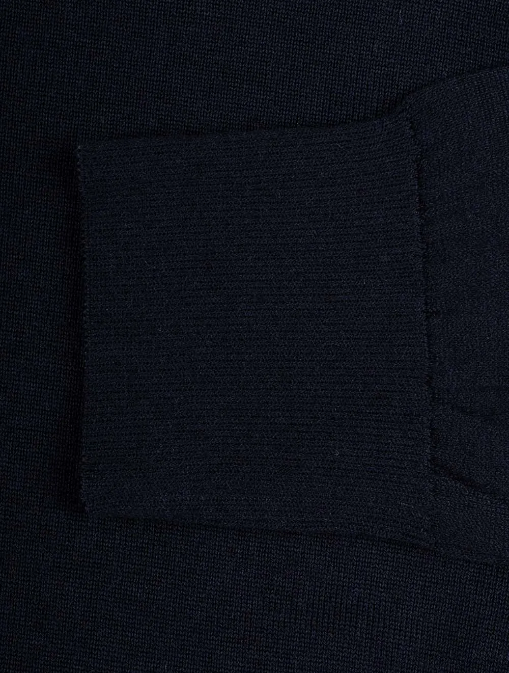 Summer Wool Full Zip Sweater Navy