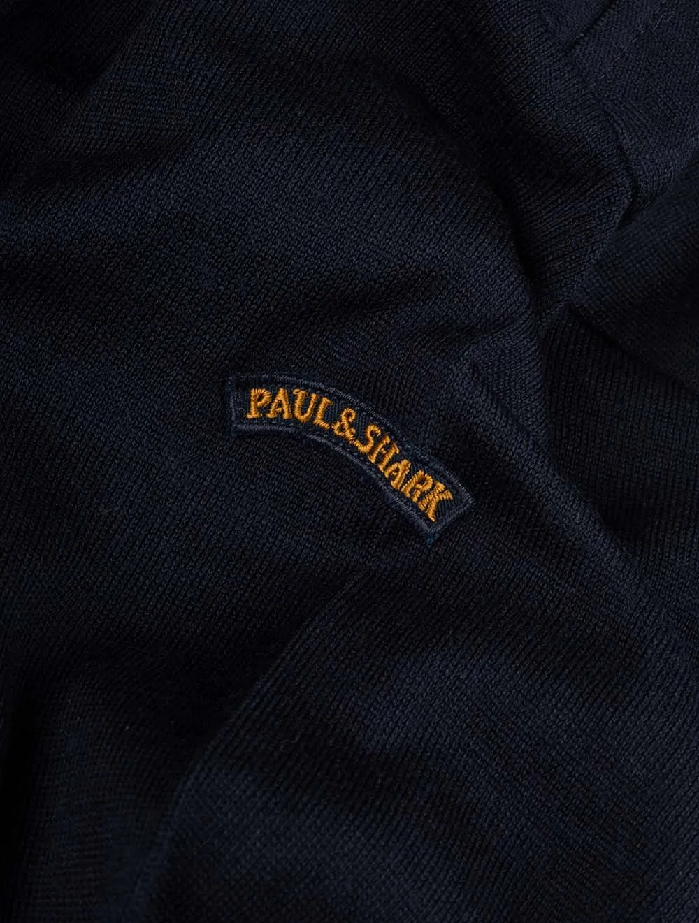 Summer Wool Full Zip Sweater Navy