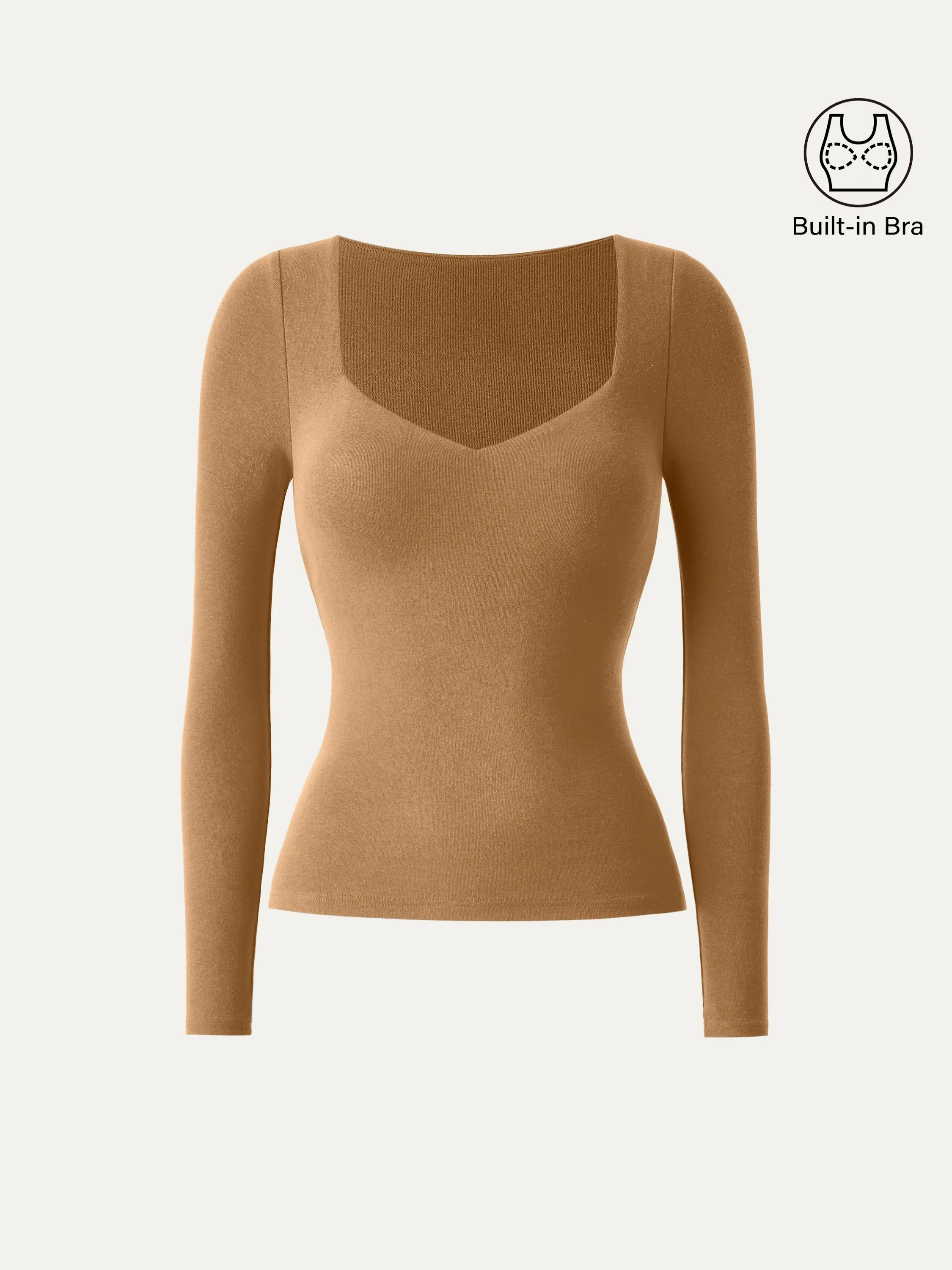 Sweetheart Neck Slim Brami Top