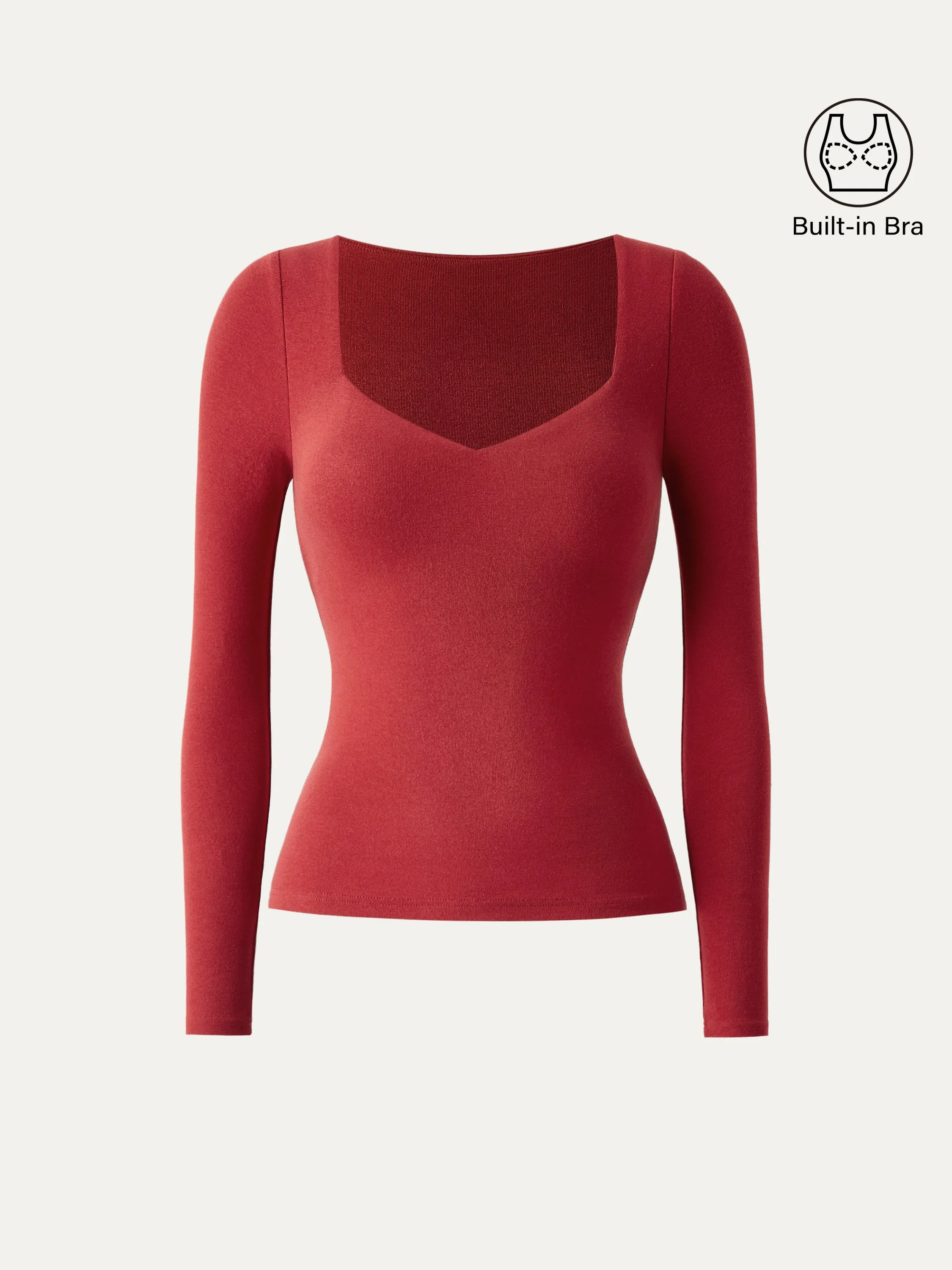 Sweetheart Neck Slim Brami Top