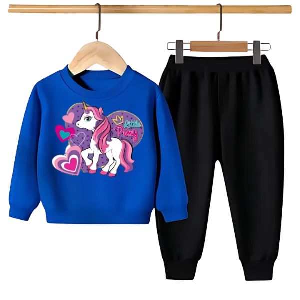 UNICORN PRINTED SWEATSHIRT SET